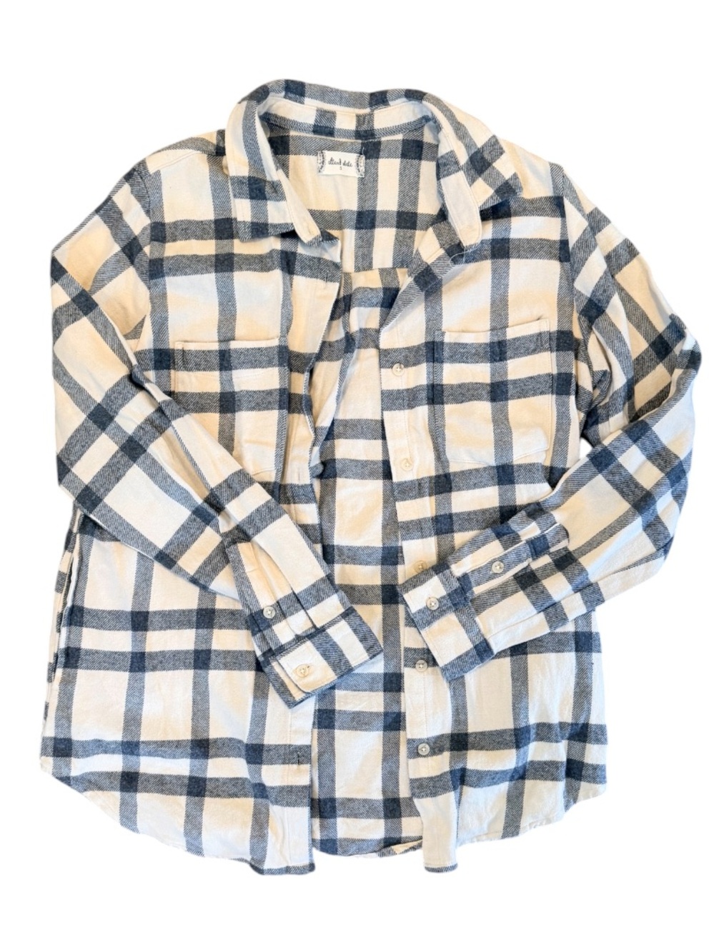 Altar’d State Cream & Gray Flannel